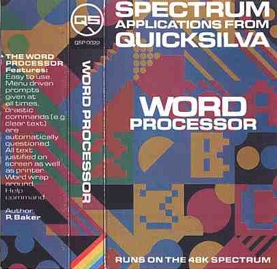 Screen from Word Processor