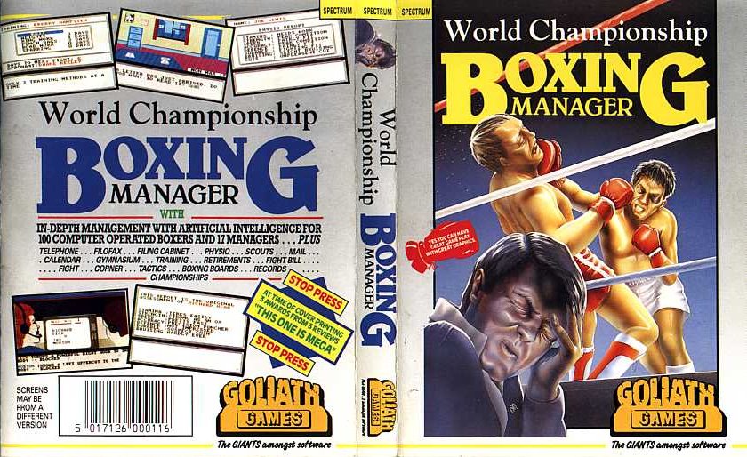 Screen from World Championship Boxing Manager