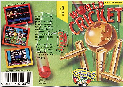 Screen from World Cricket