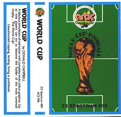 Screen from World Cup Football