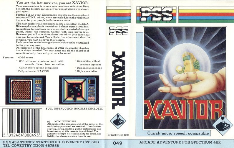 Screen from Xavior