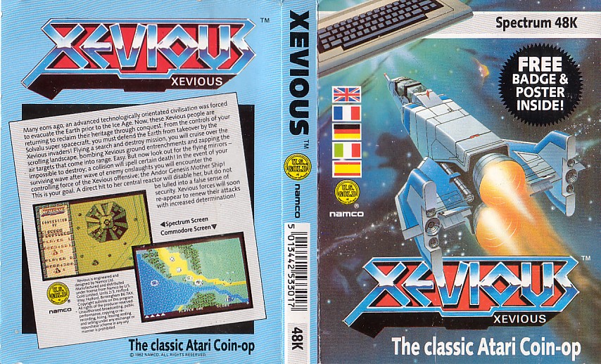 Screen from Xevious