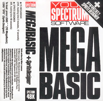 Screen from YS MegaBasic