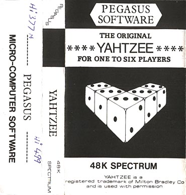 Screen from Yahtzee