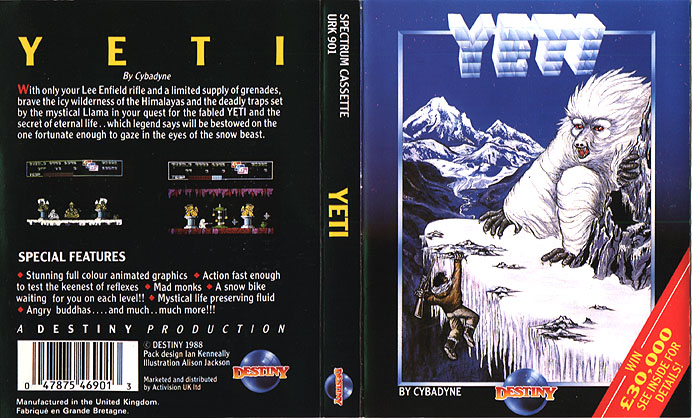Screen from Yeti
