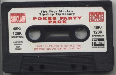 Screen from Your Sinclair Pokes Party Pack