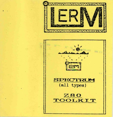 Screen from Z80 Toolkit