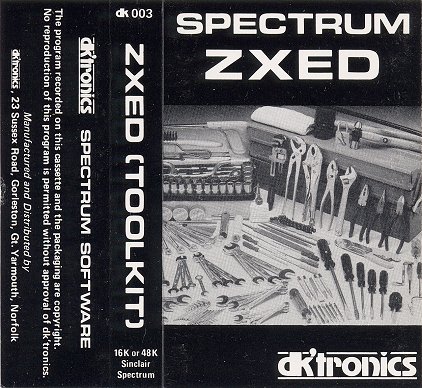 Screen from ZXED Spectrum Toolkit