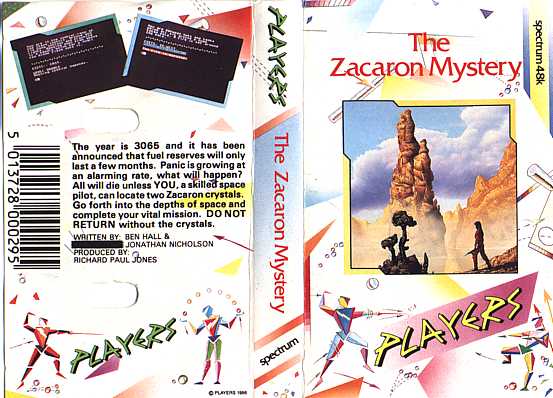 Screen from The Zacaron Mystery