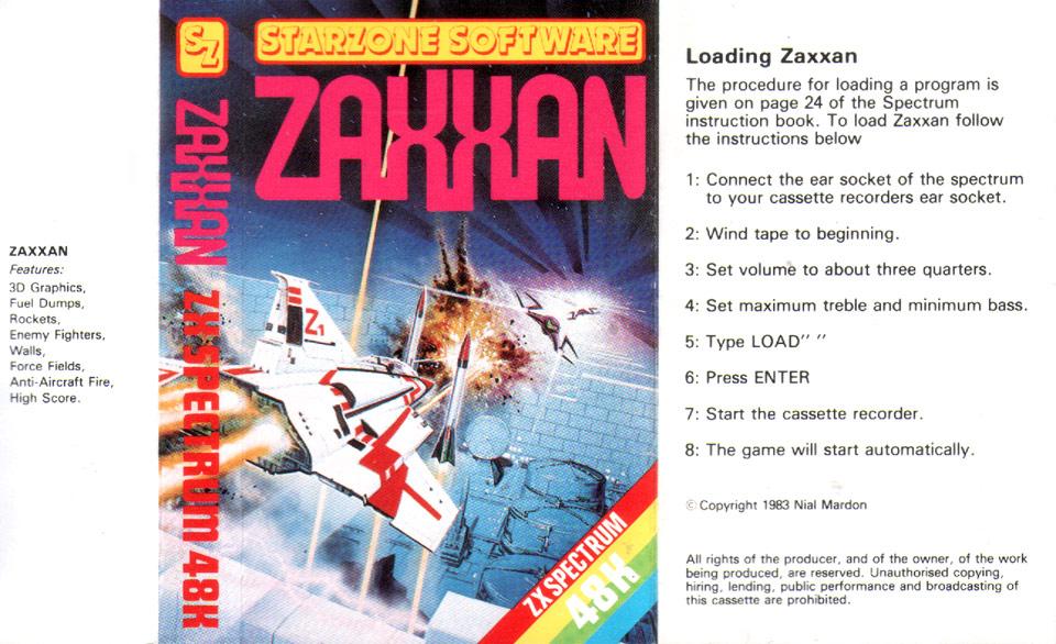 Screen from Zaxxan