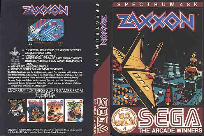 Screen from Zaxxon