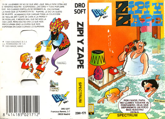 Screen from Zipi y Zape