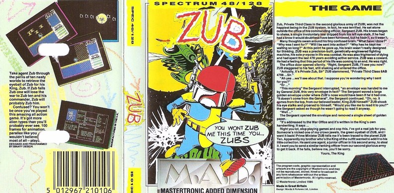 Screen from Zub