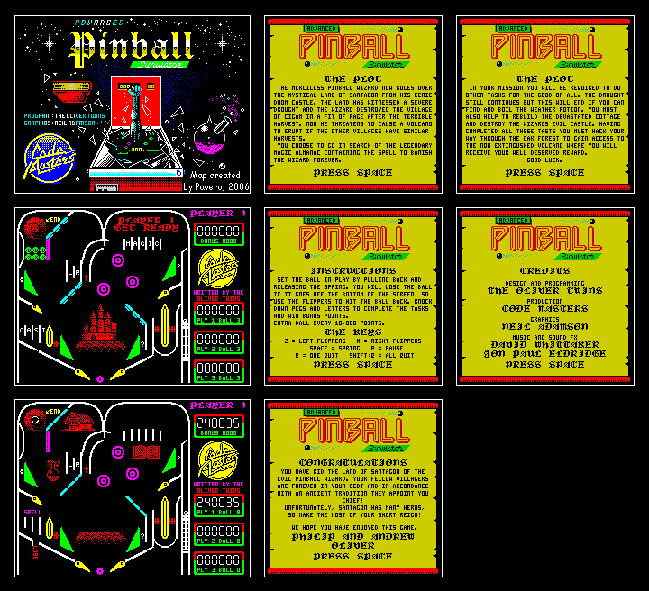 Screen from Advanced Pinball Simulator