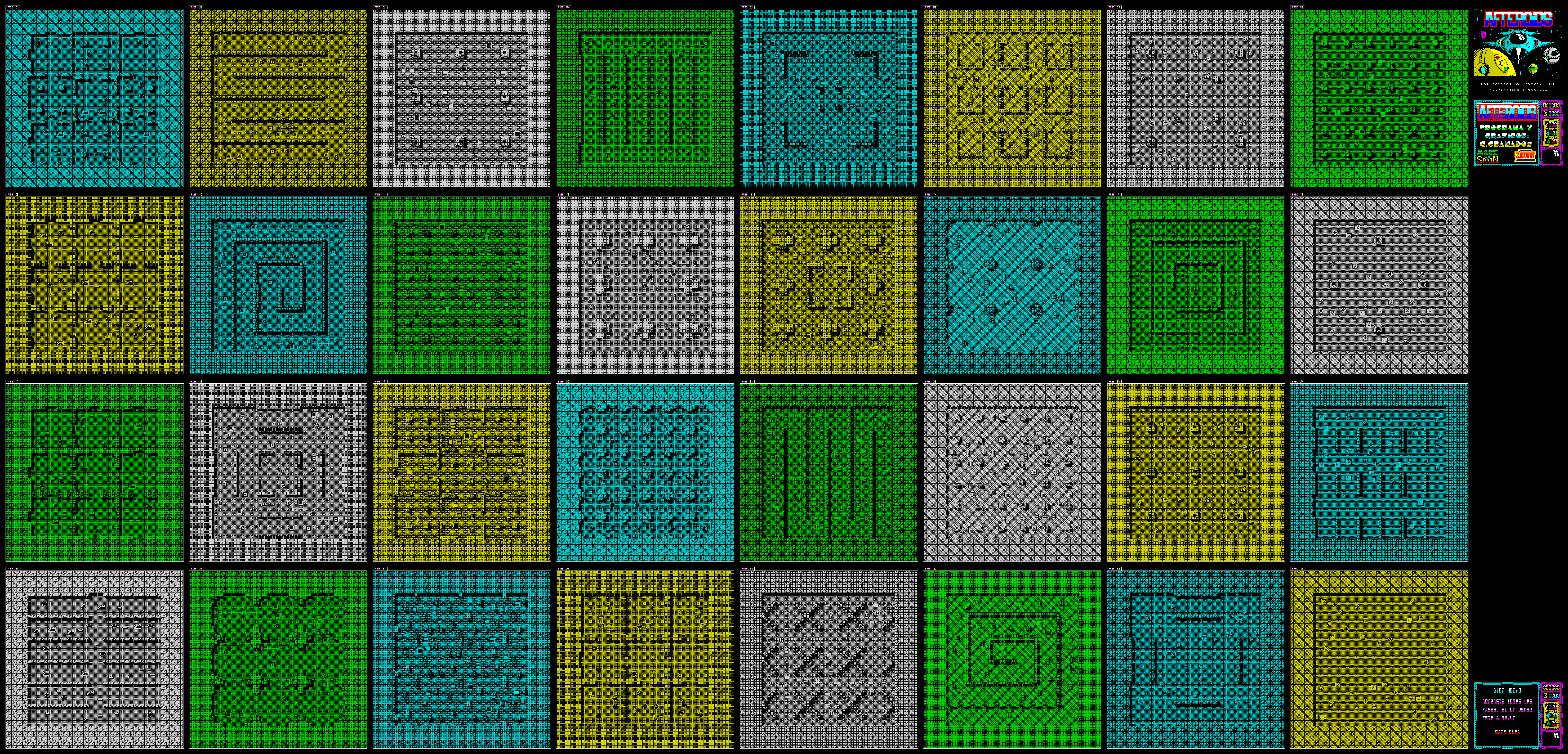 Screen from Afteroids