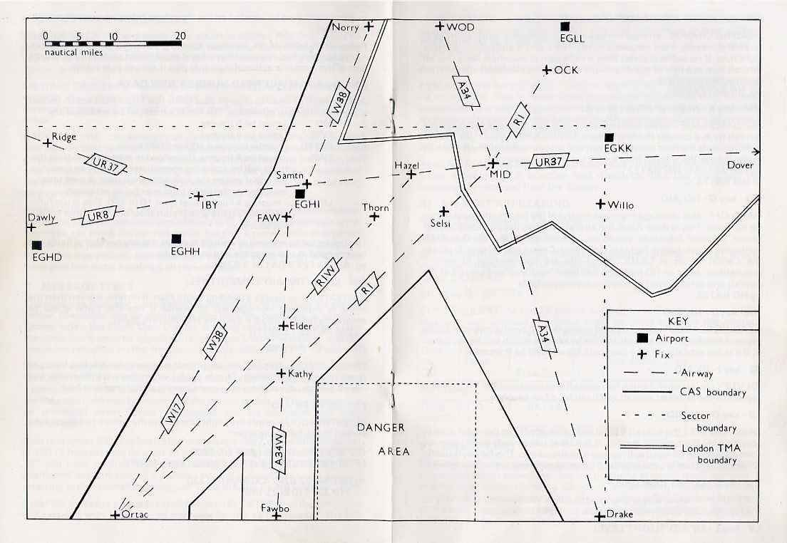 Screen from Air Traffic Control