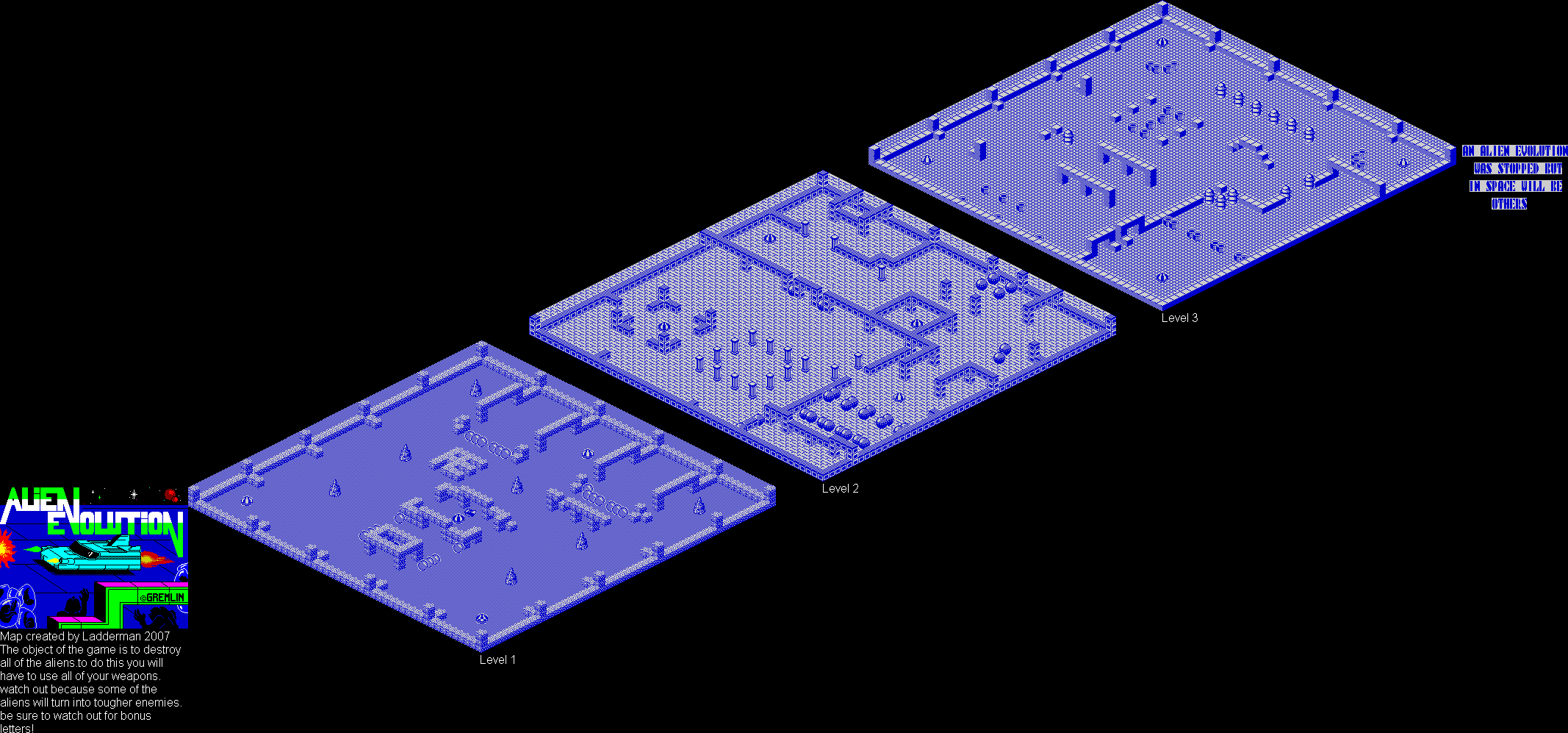 Screen from Alien Evolution