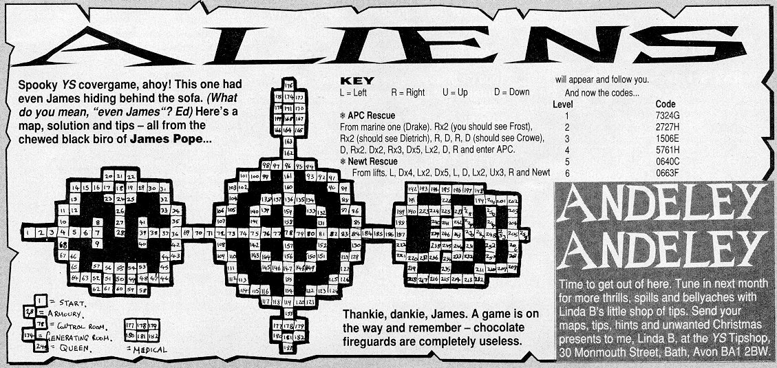 Screen from Aliens