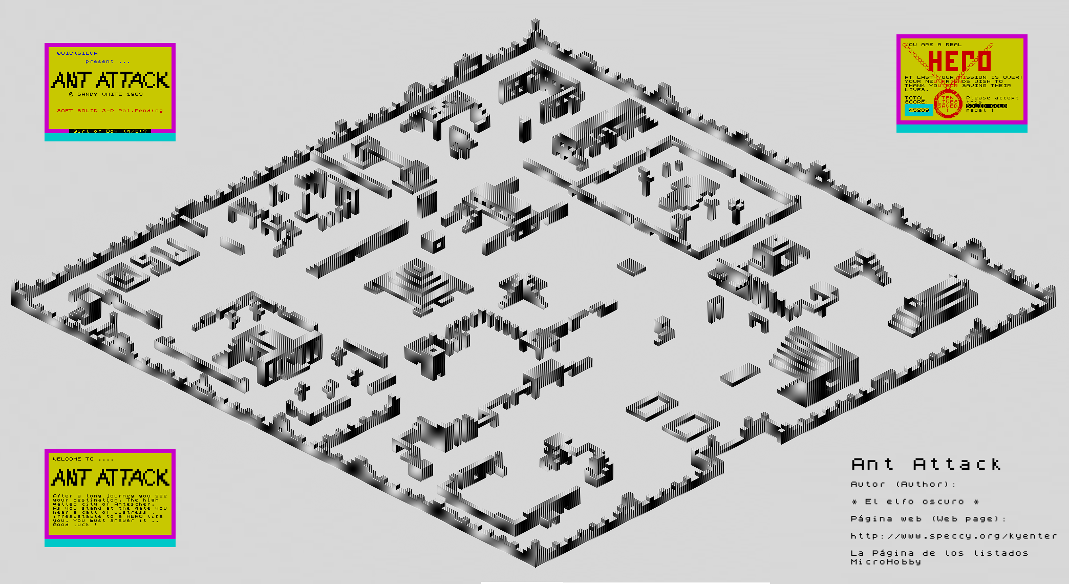 Screen from Ant Attack