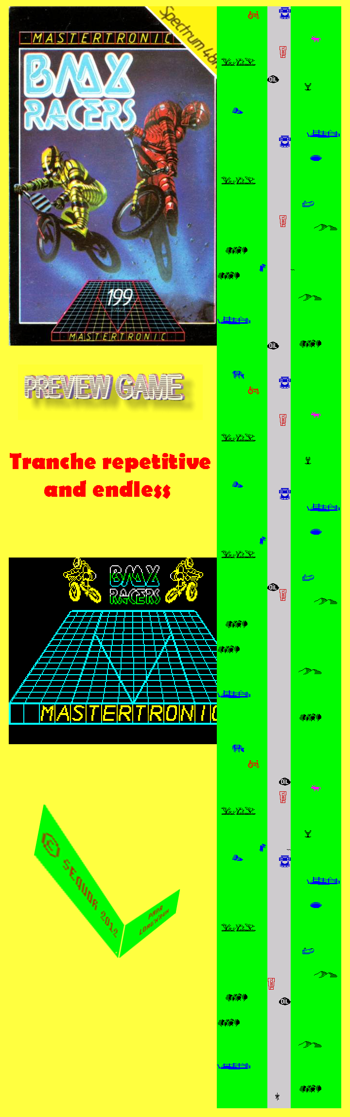 Screen from BMX Racers
