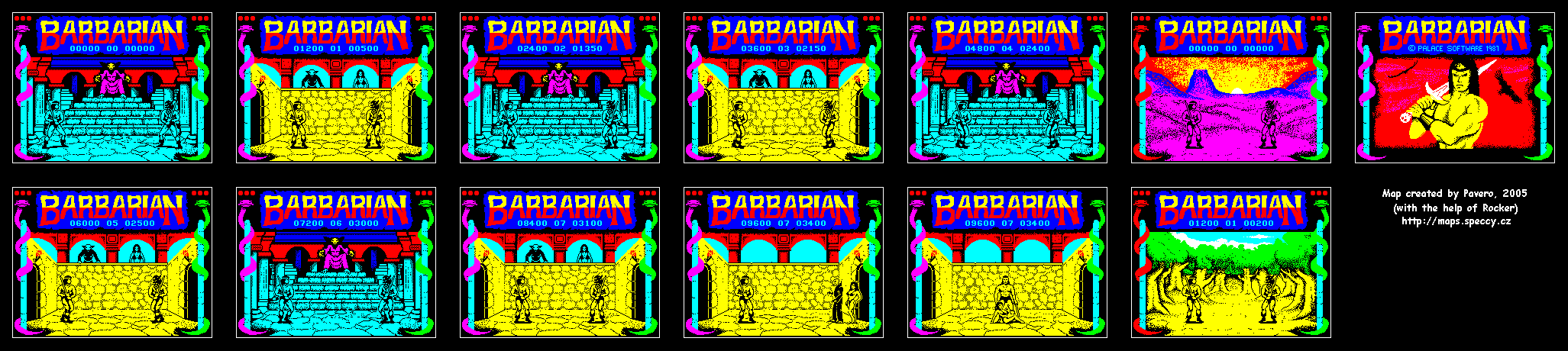 Screen from Barbarian: The Ultimate Warrior
