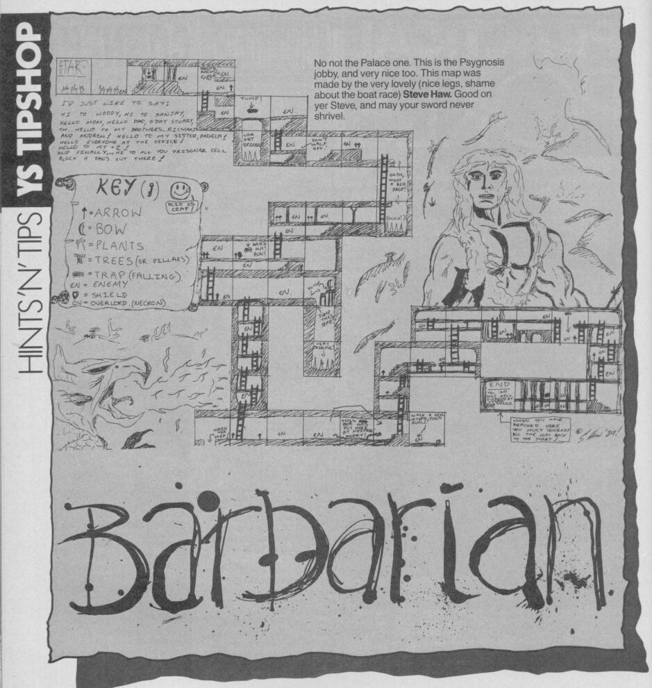 Screen from Barbarian