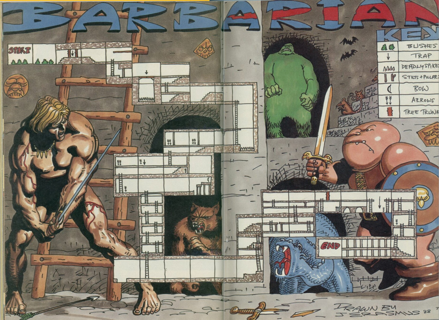 Screen from Barbarian