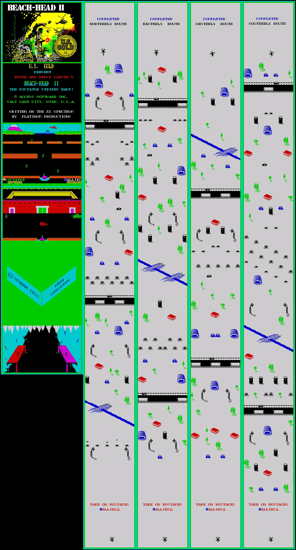 Screen from Beach-Head II