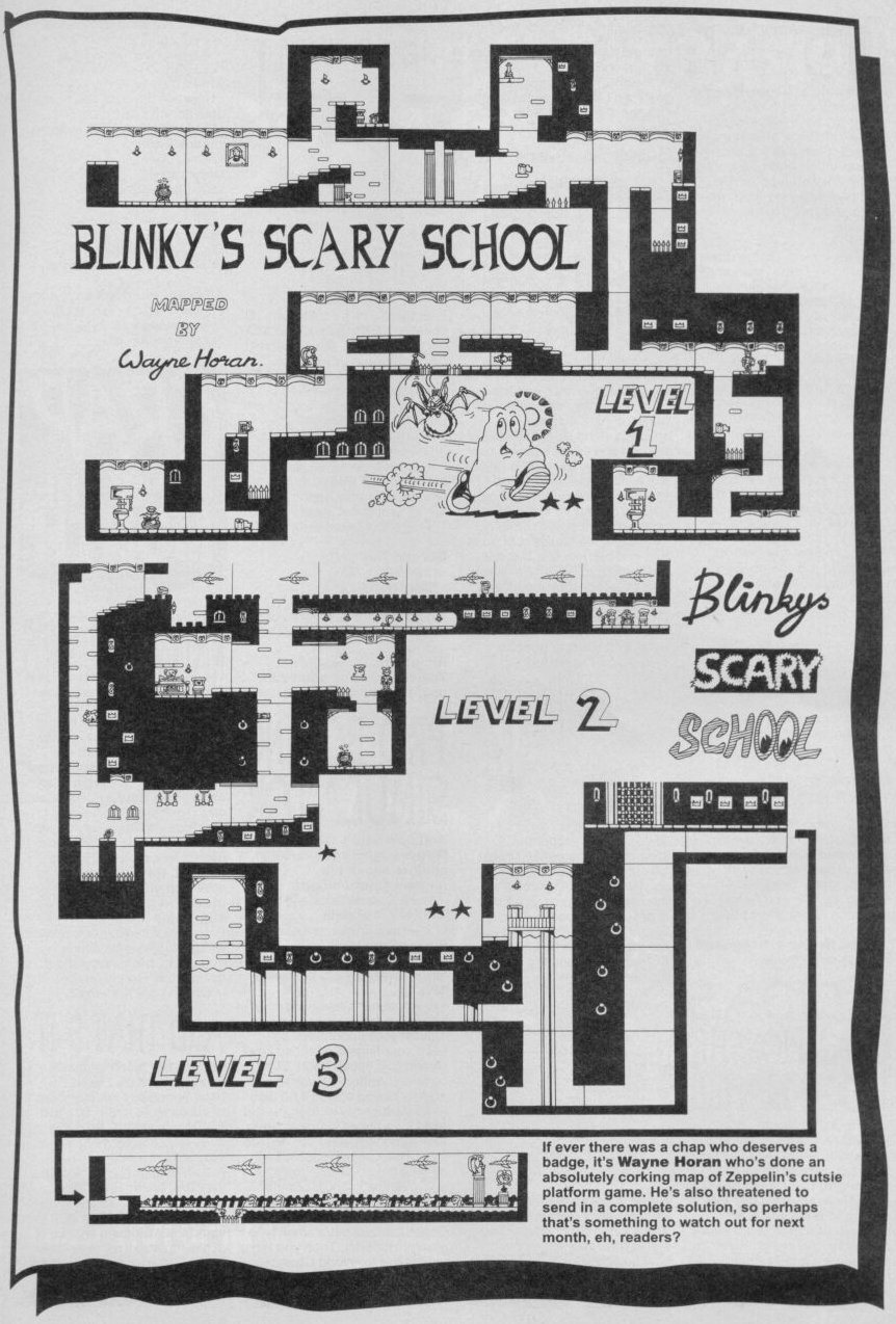 Screen from Blinkys Scary School