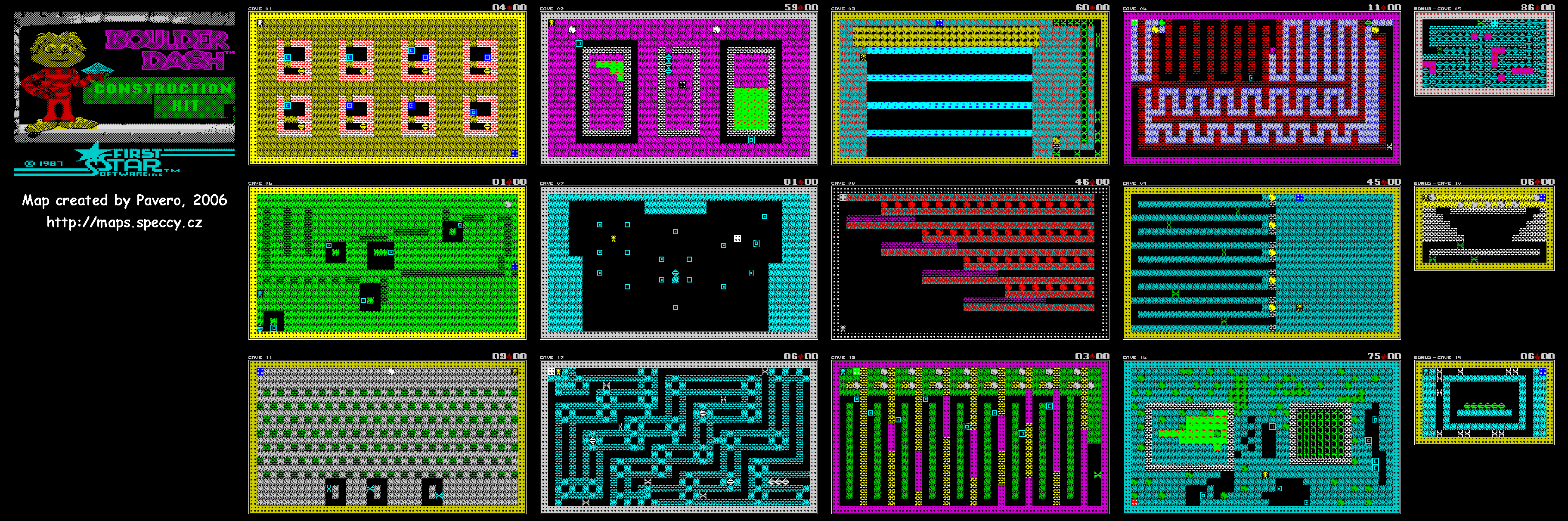 Screen from Boulder Dash Construction Kit