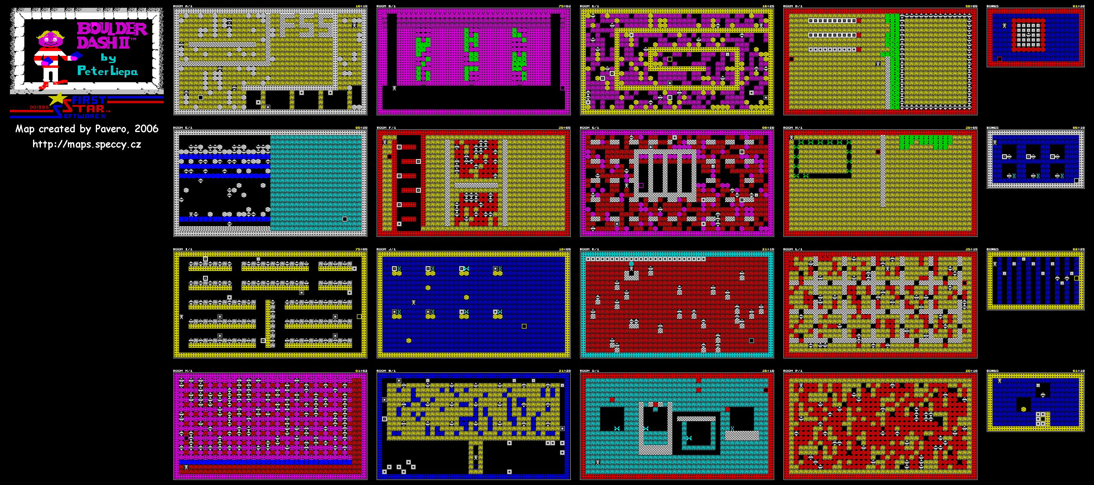 Screen from Boulder Dash II: Rockford's Riot
