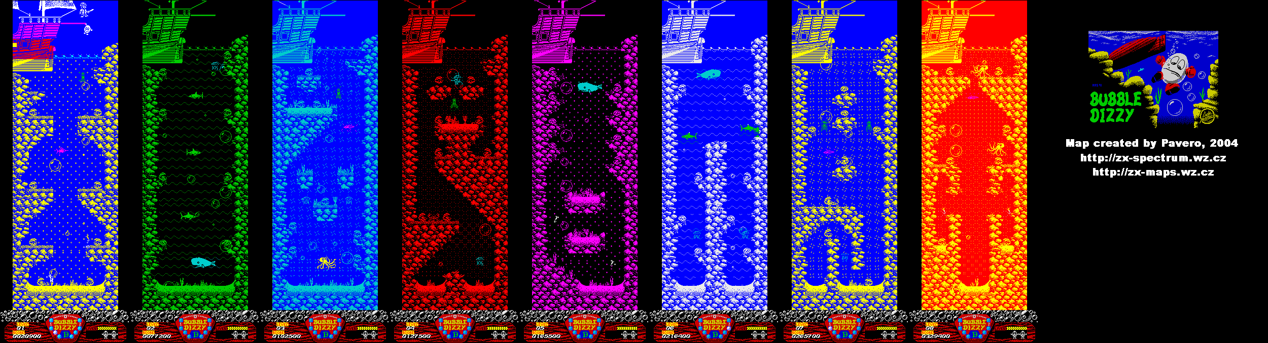 Screen from Bubble Dizzy