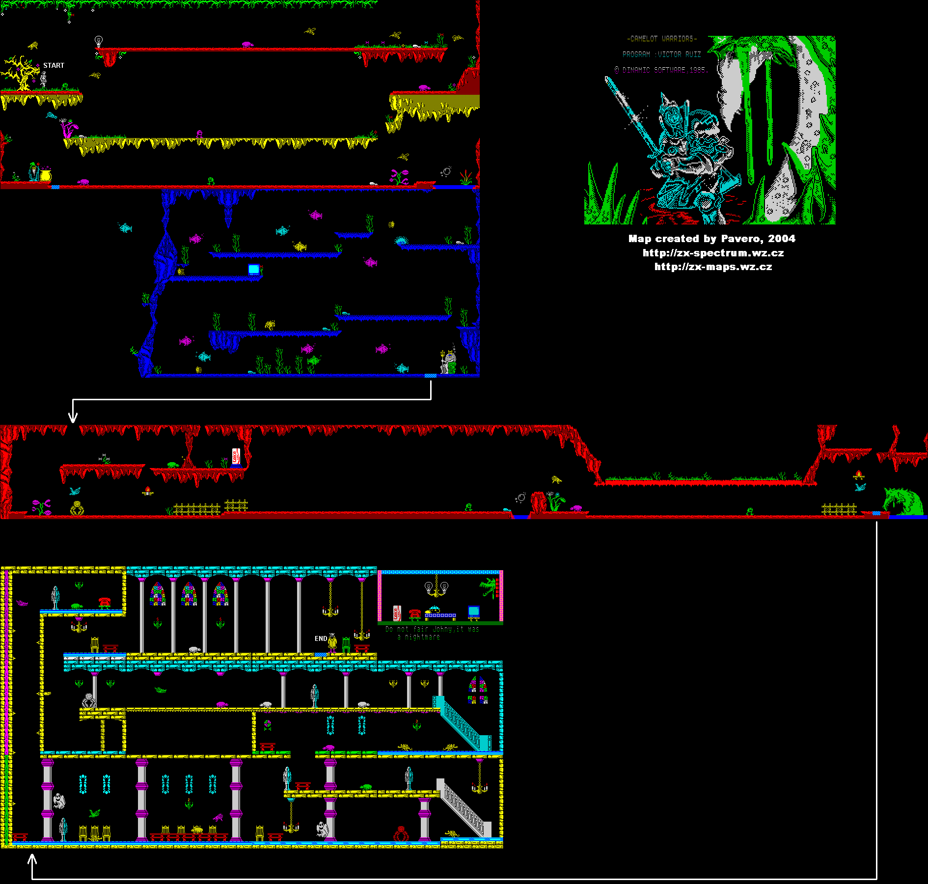 Screen from Camelot Warriors