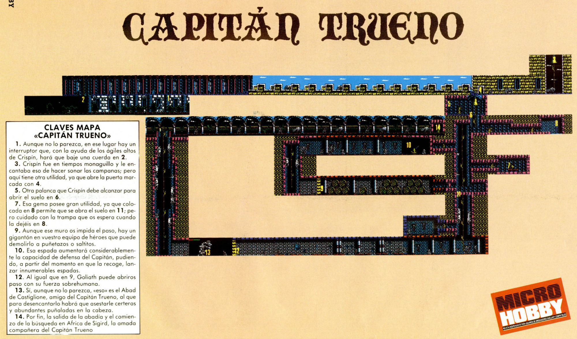 Screen from Capitan Trueno