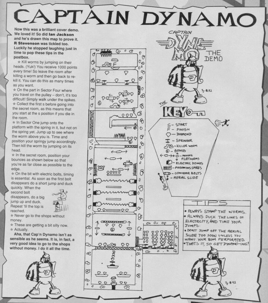 Screen from Captain Dynamo