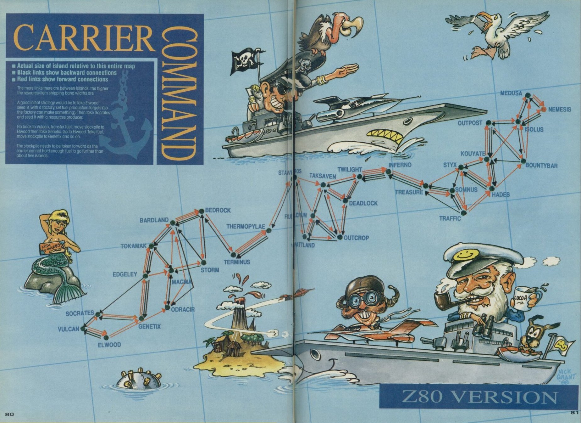 Screen from Carrier Command