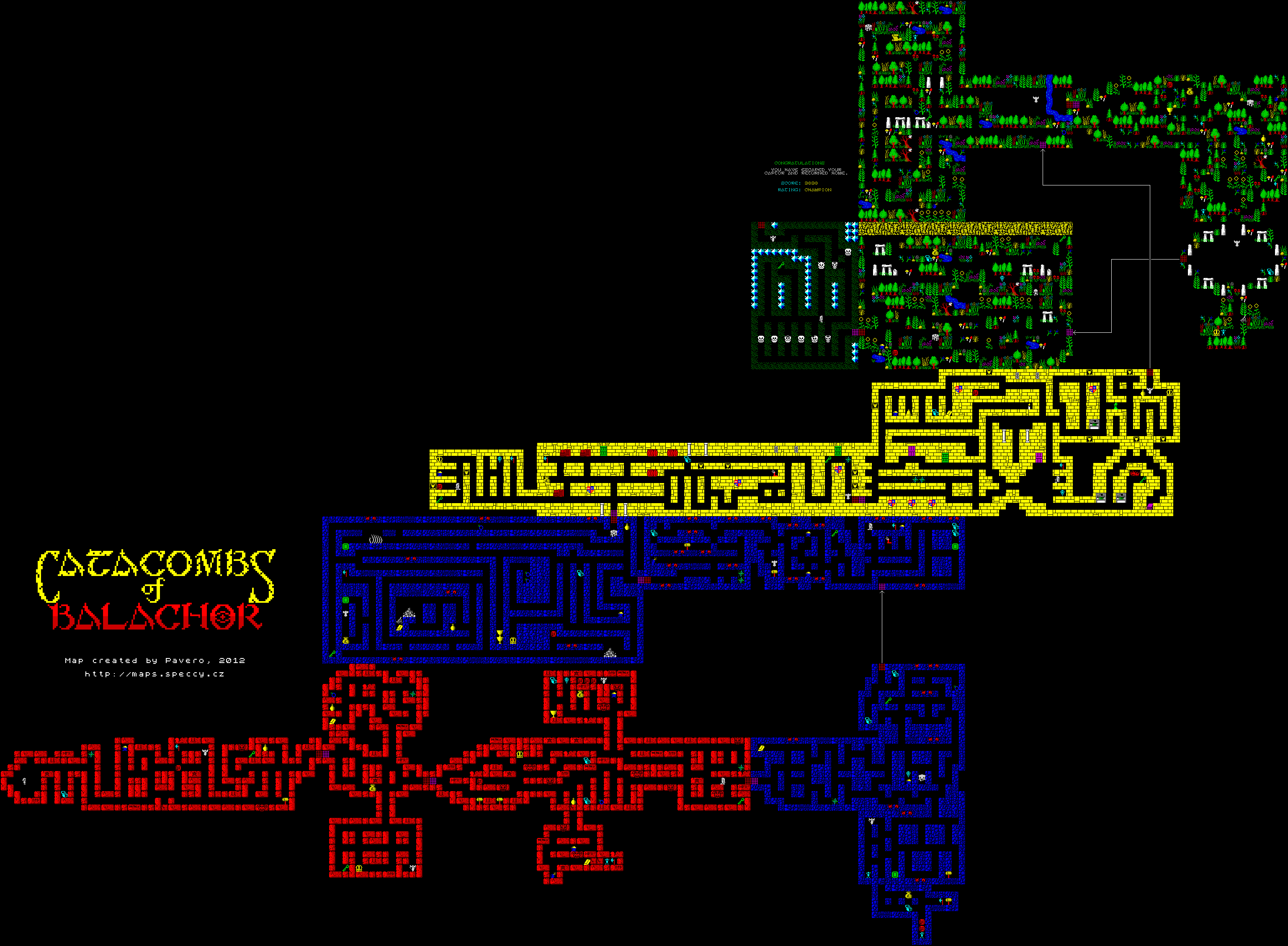 Screen from Catacombs of Balachor