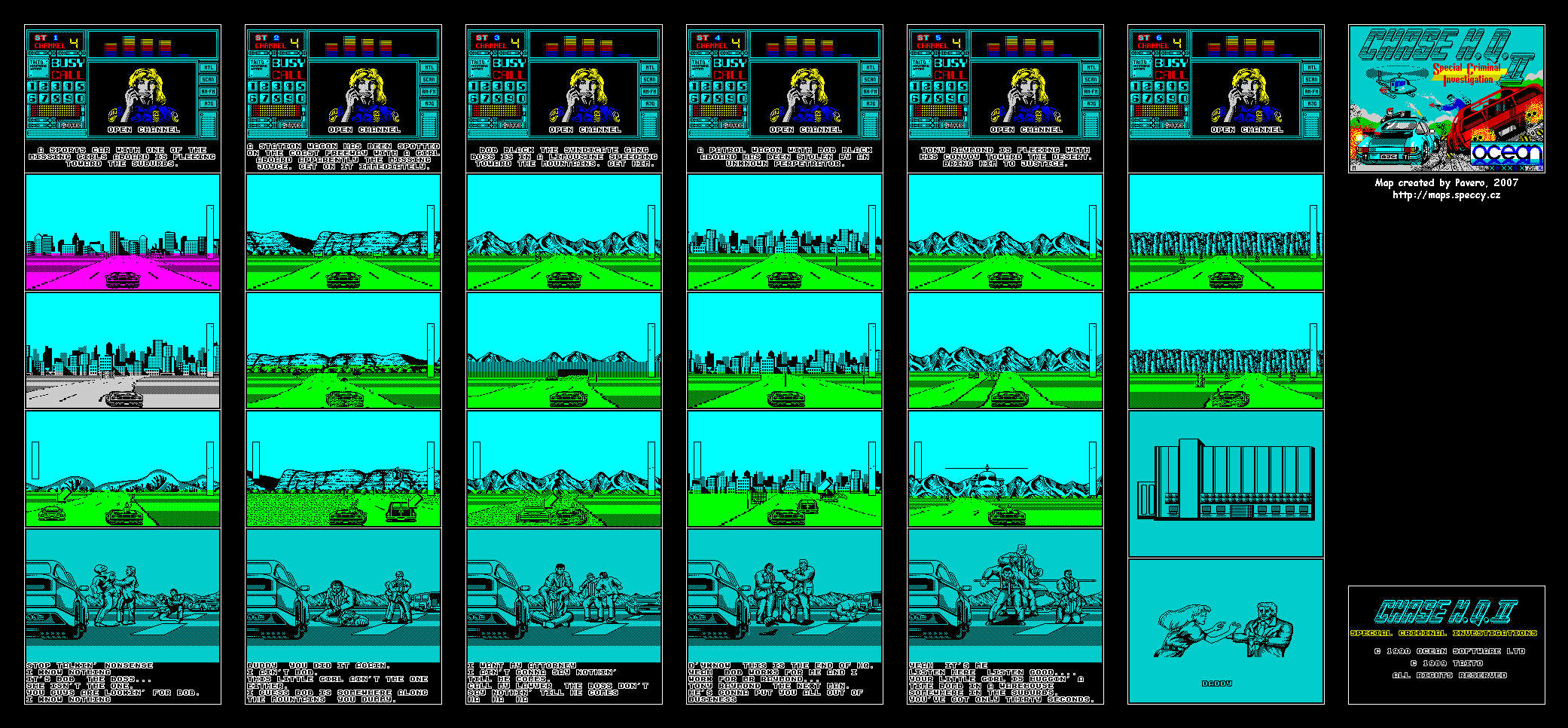 Screen from Chase H.Q. II: Special Criminal Investigation