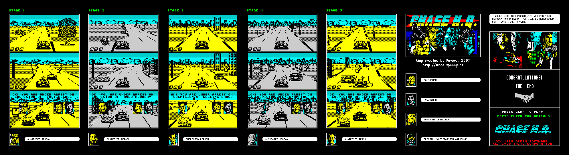 Screen from Chase H.Q.