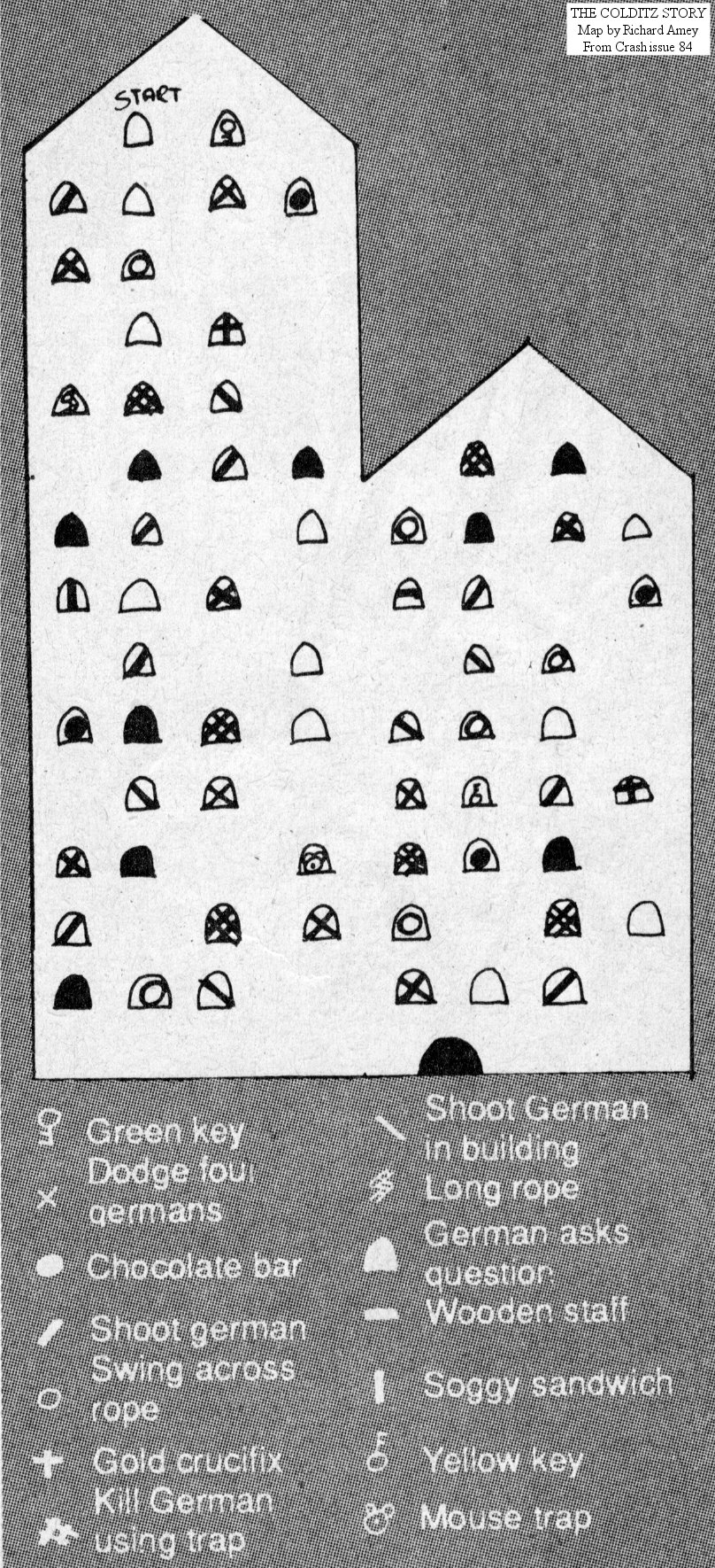 Screen from The Colditz Story