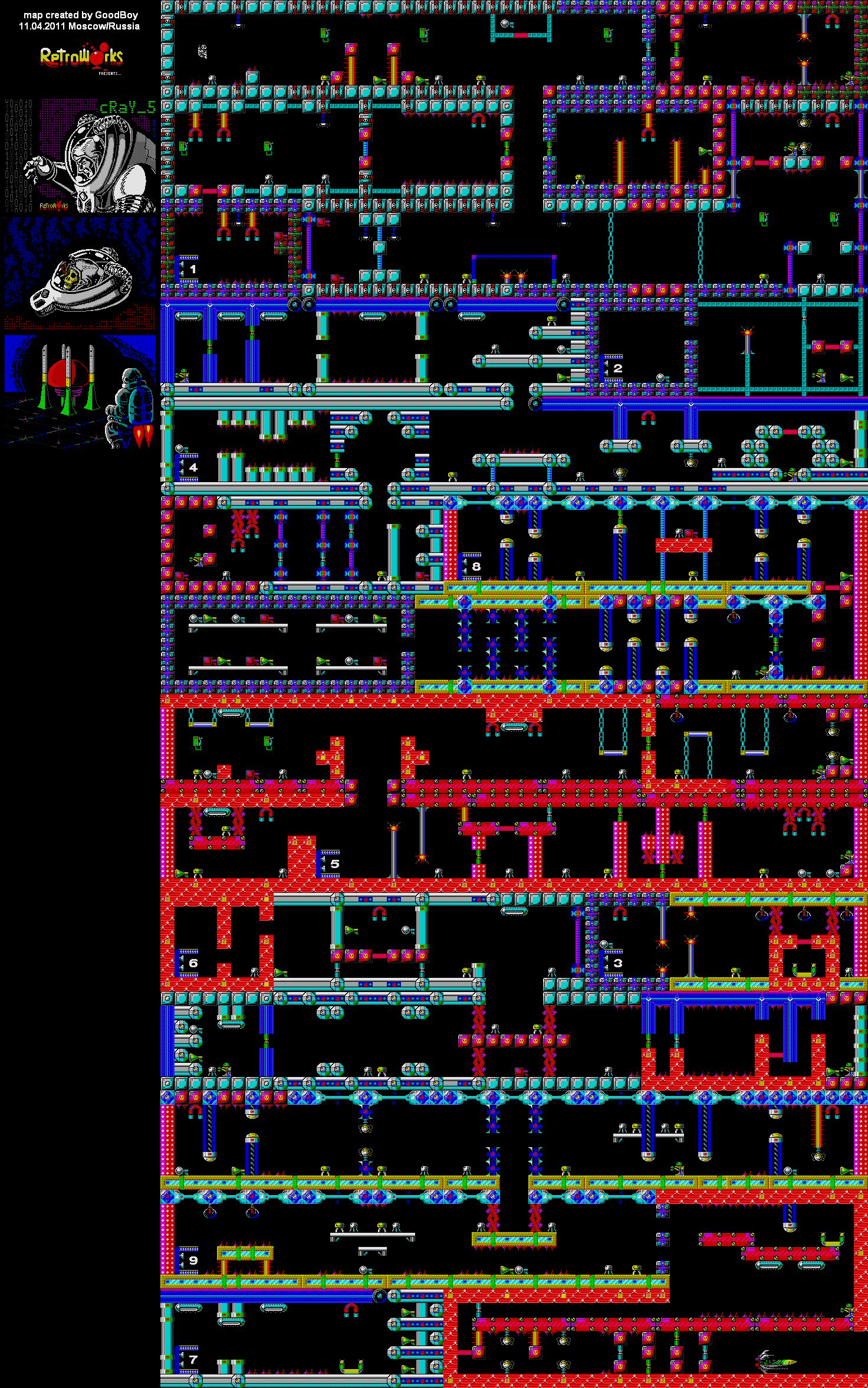 Screen from Cray 5