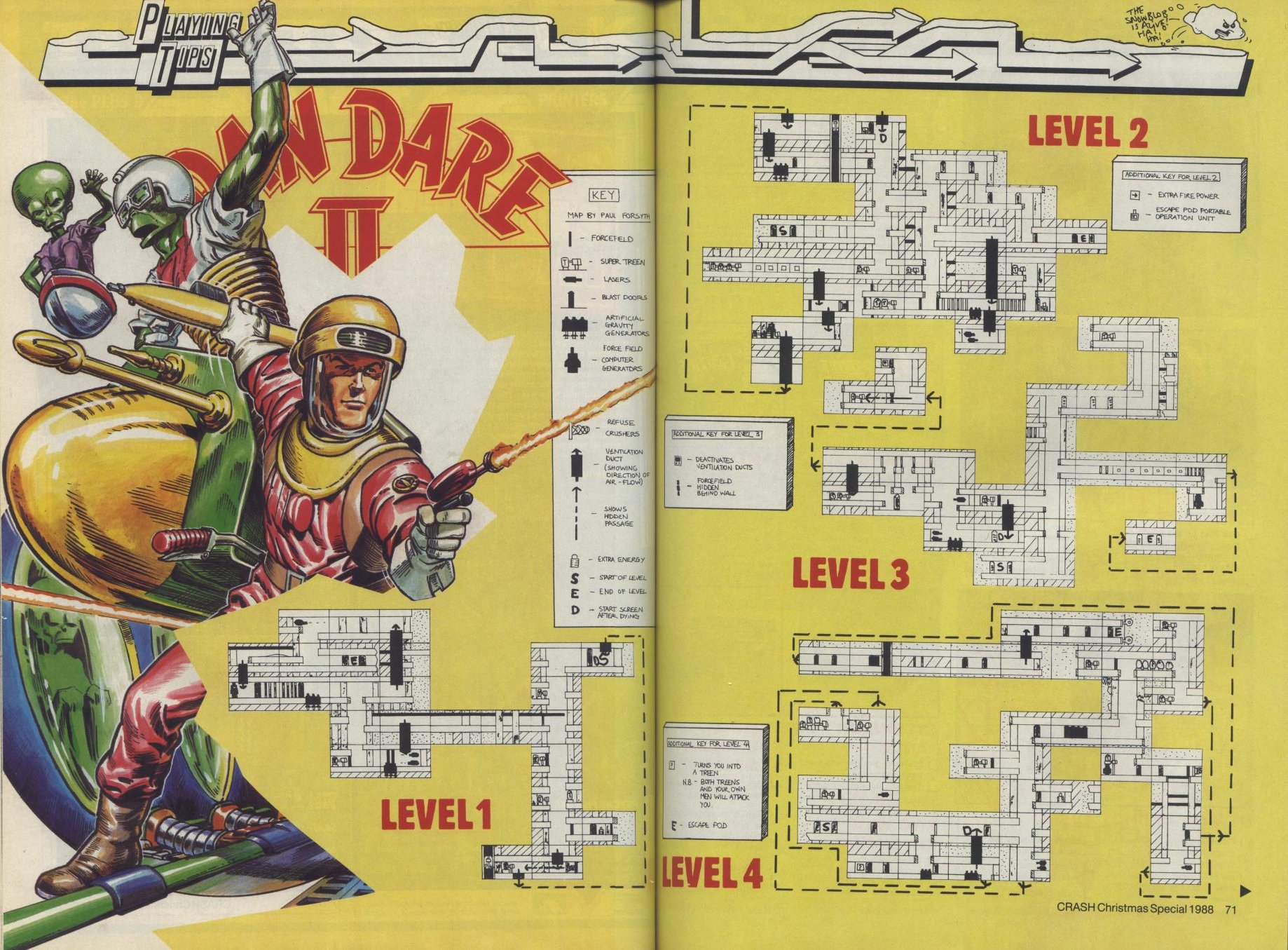 Screen from Dan Dare II: Mekon's Revenge