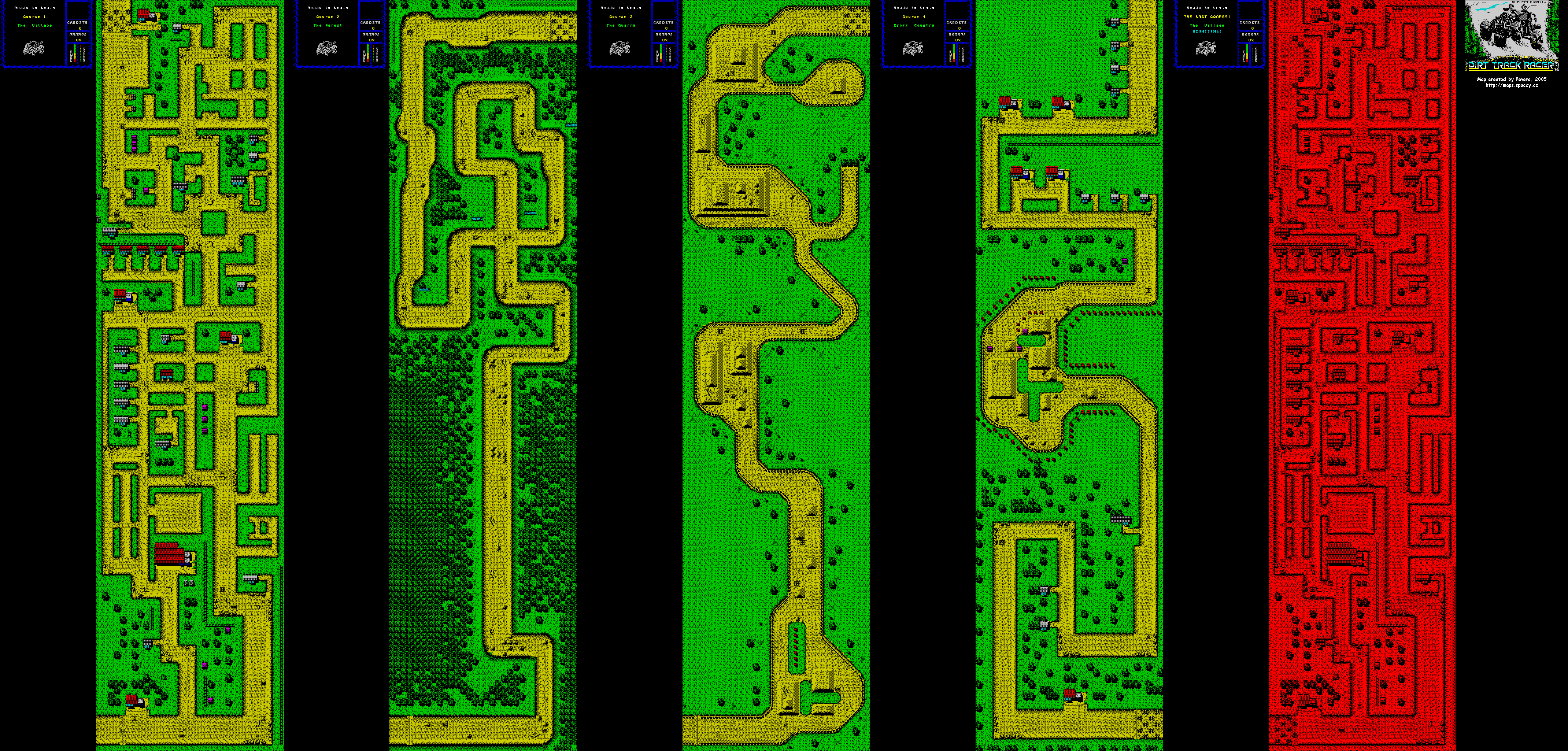 Screen from Dirt Track Racer