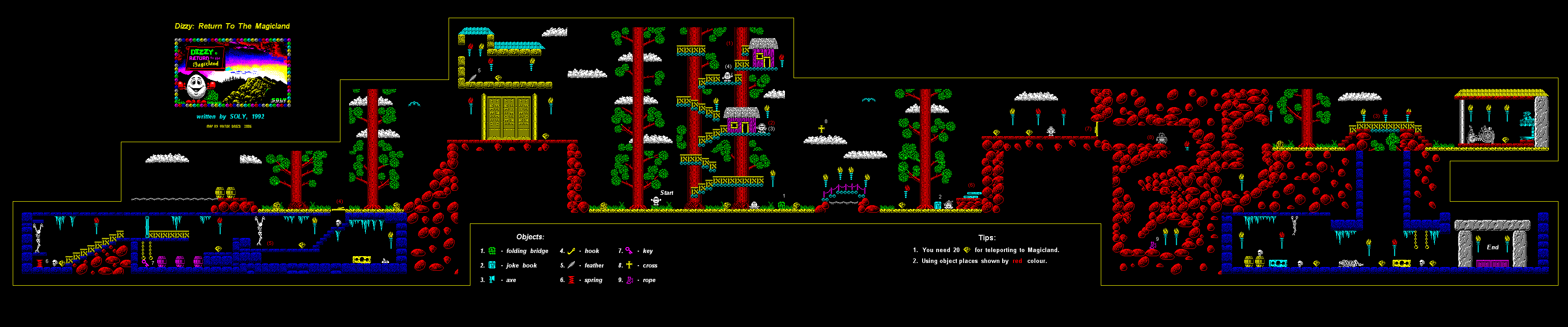 Screen from Dizzy: Return to the Magicland