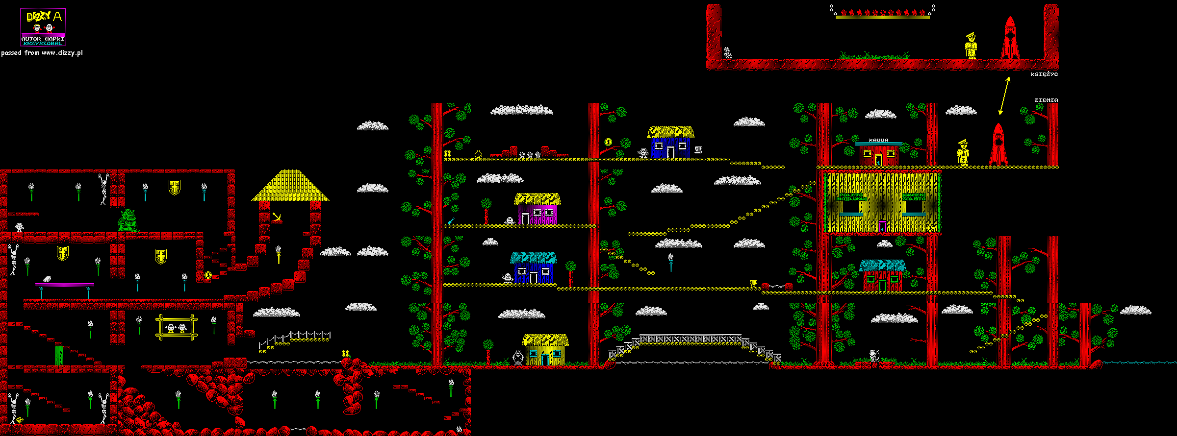 Screen from Dizzy 'A'