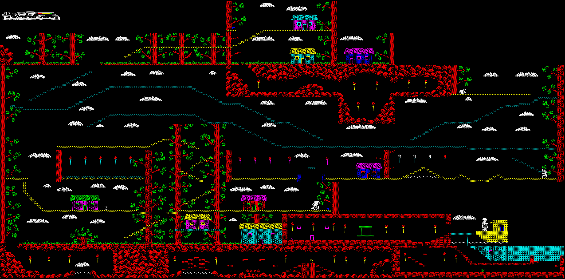 Screen from Dizzy 'B': Treasure Island