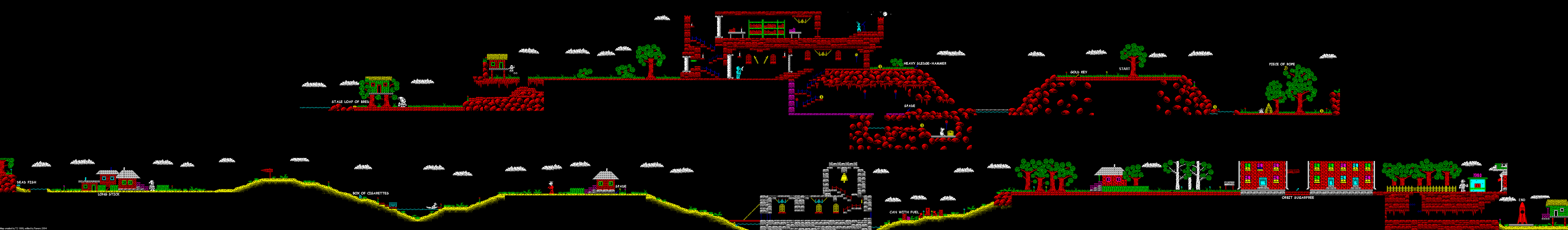 Screen from Dizzy X: Journey to Russia