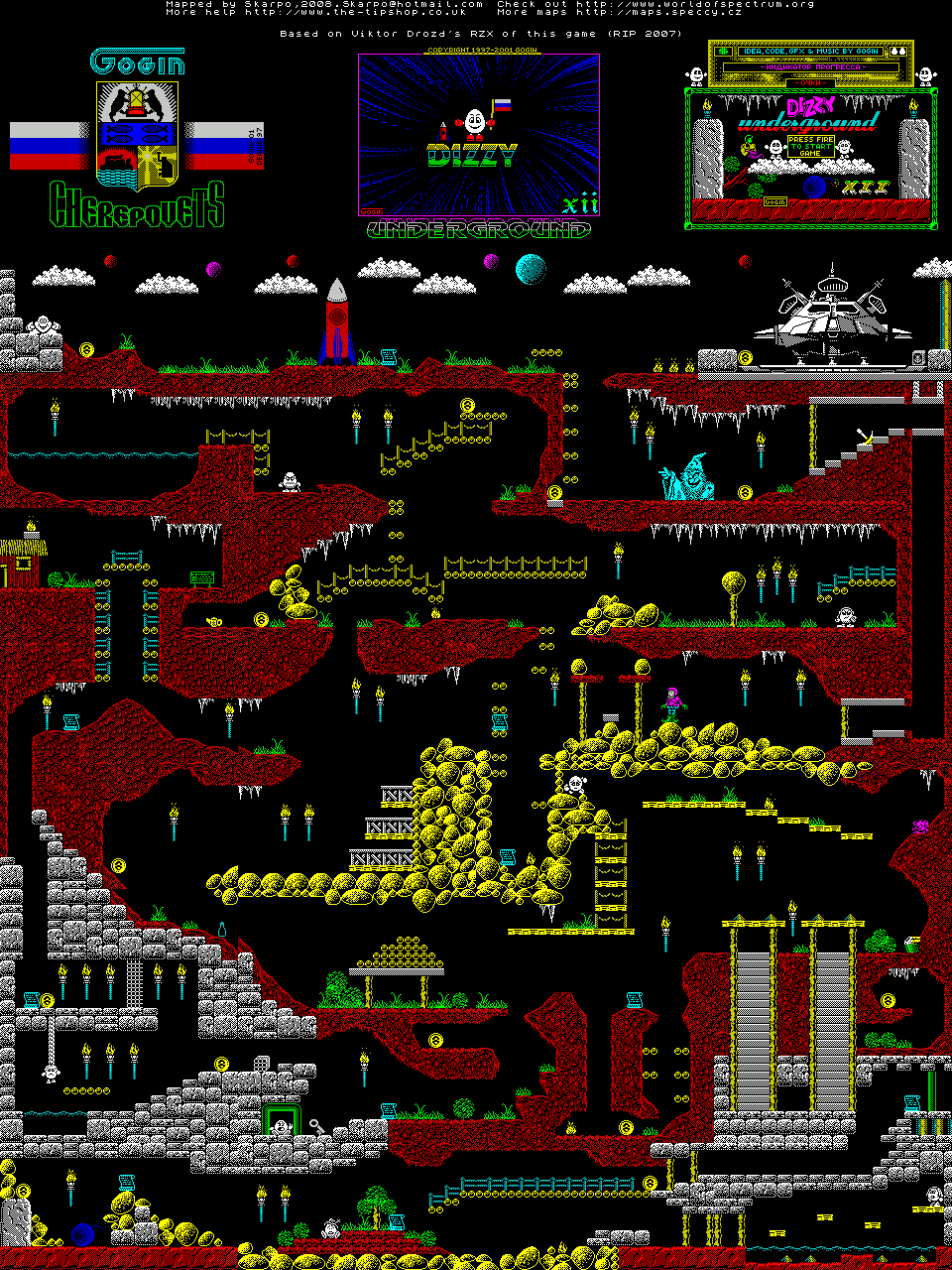 Screen from Dizzy XII: Underground