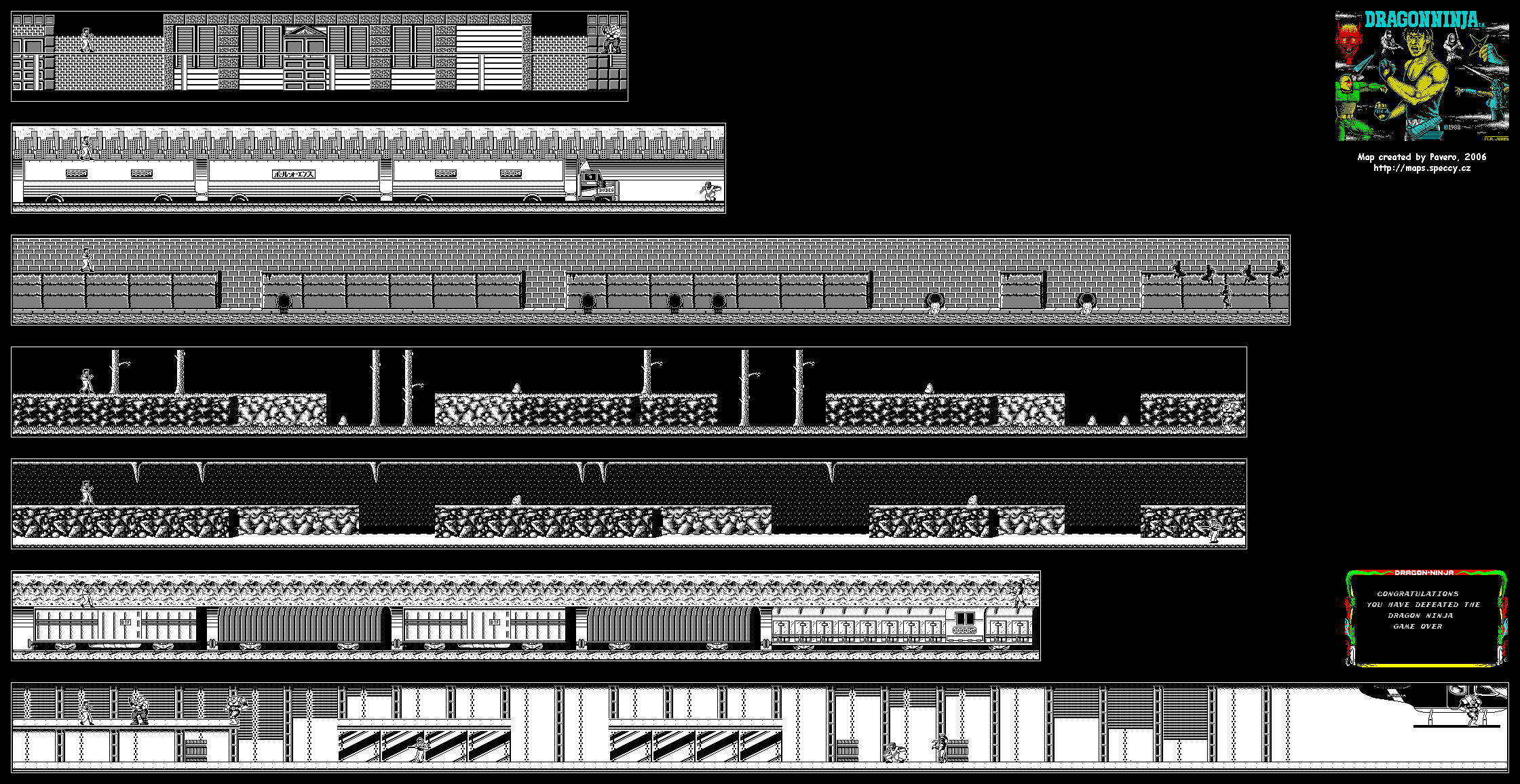 Screen from Dragon Ninja