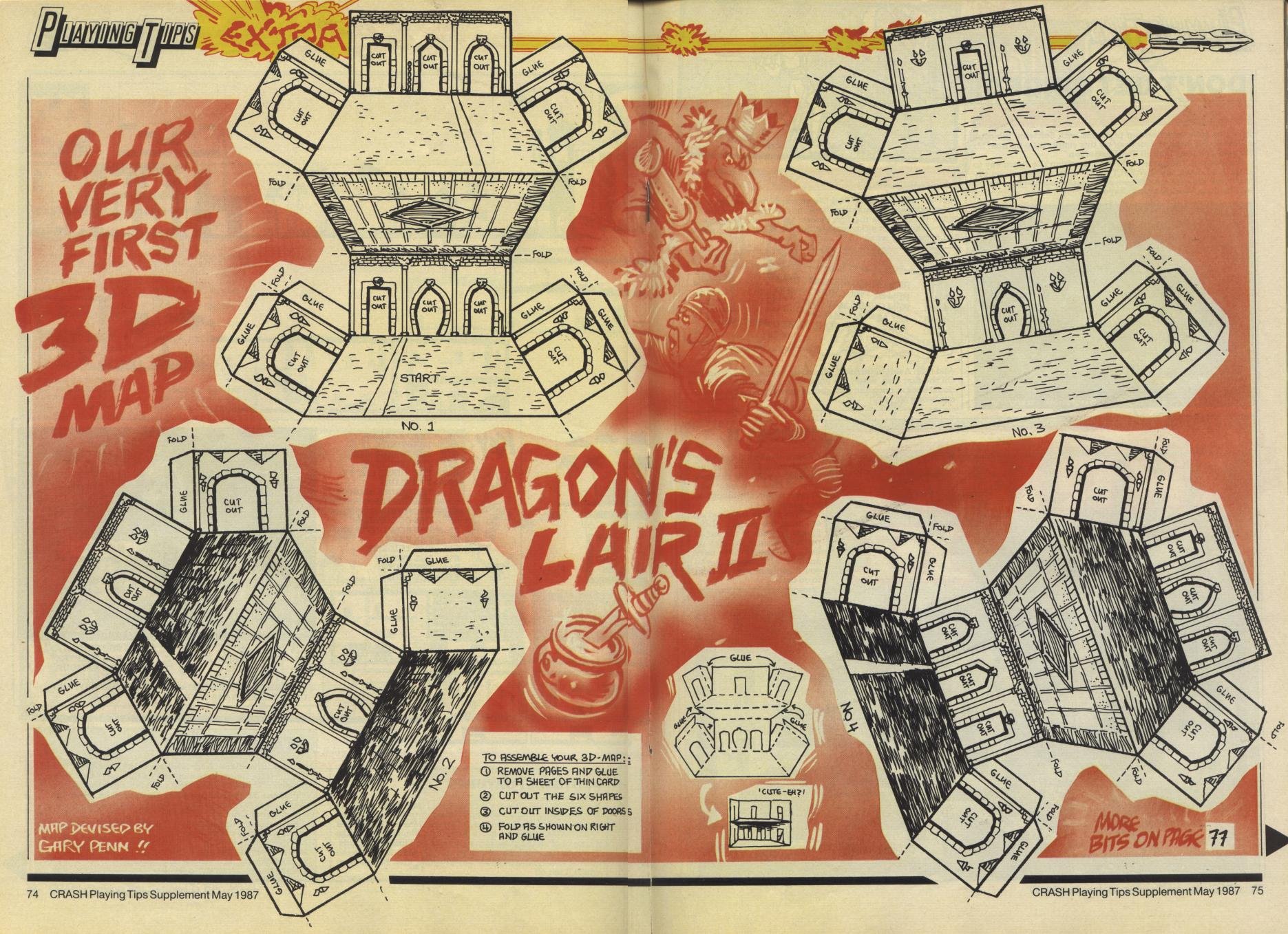 Screen from Dragon's Lair II: Escape from Singe's Castle